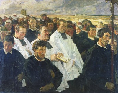 Procession to Penmarch, 1900 by Lucien Simon